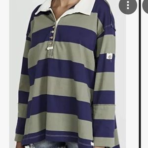 FREE PEOPLE➕Peyton Rugby Tee